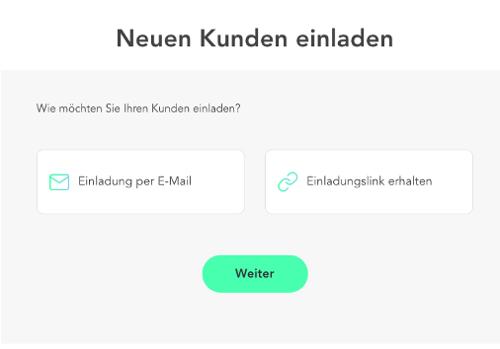 RIDE Kunden einladen