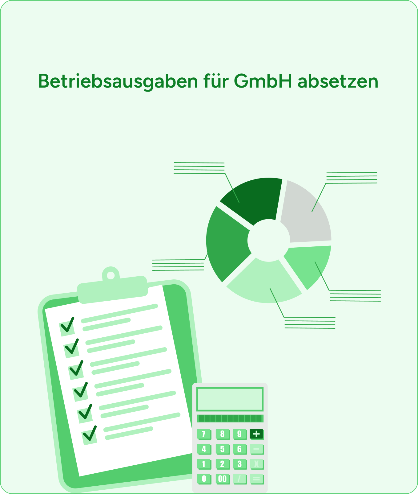 Betriebsausgaben für GmbH absetzen  1