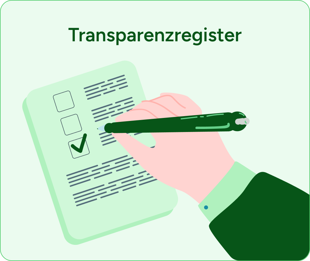 Transparenzregister module 1